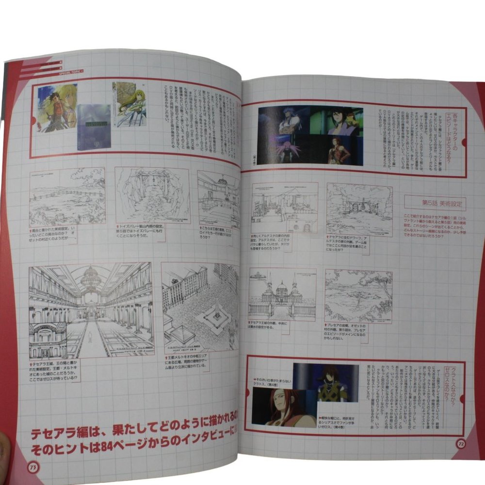 Tales Of Symphonia THE ANIMATION Visual Fan Book Soft Cover Jan 2009 - Picture 4 of 5
